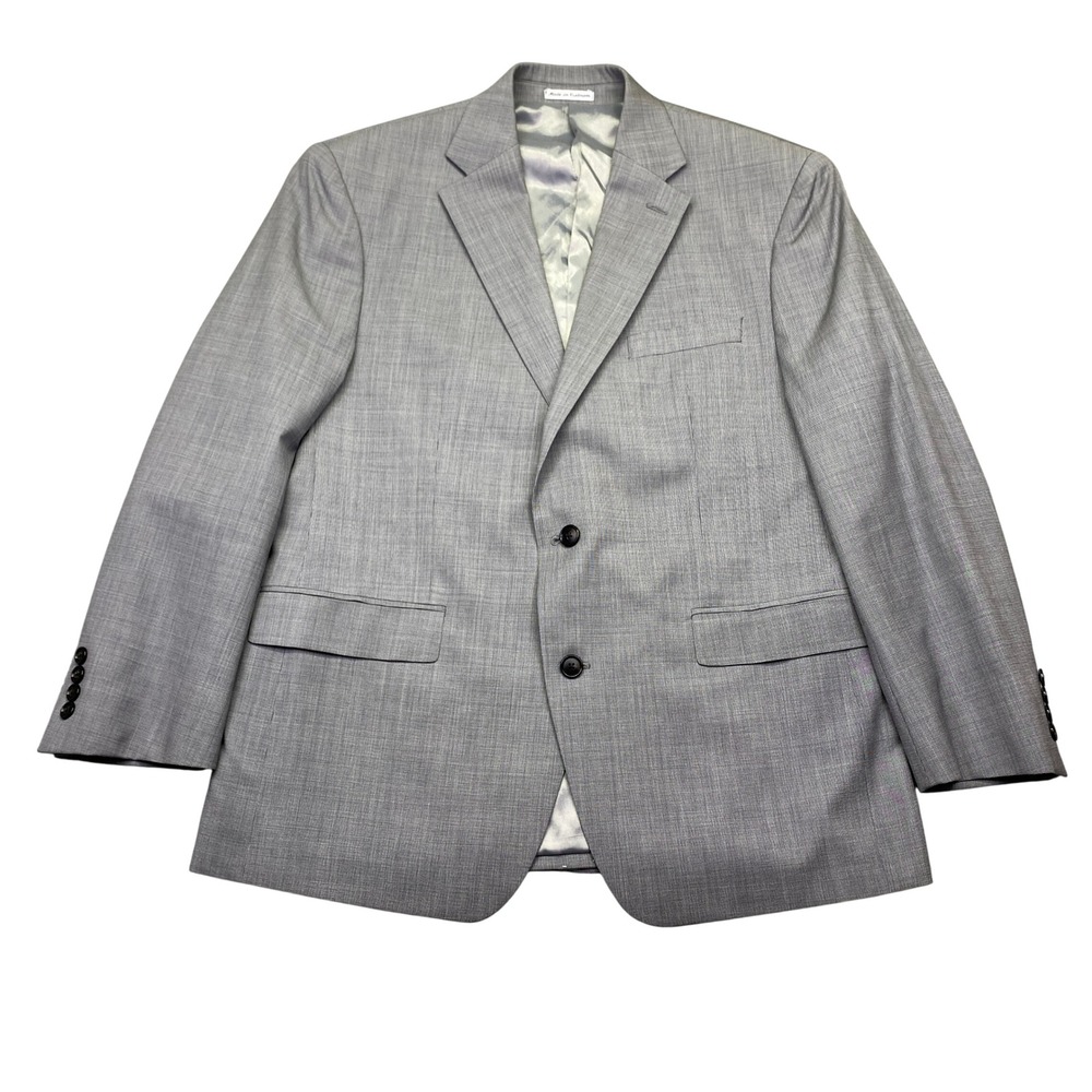 Lauren Ralph Lauren Men's Grey Wool Suit Jacket Blazer 42S Preppy Career